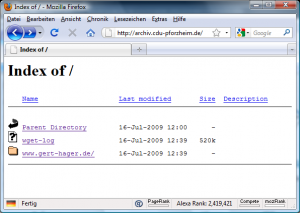 Archiv von www.gert-hager.de auf dem Webserver der CDU Pforzheim