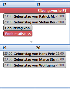 Synchronisationsfehler Termine Outlook-iPhone
