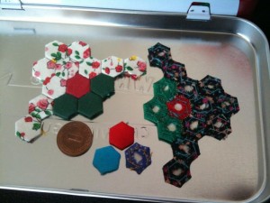 Hexagone im Patchworking